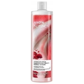 Avon Senses Irresistible Cappuccino Swirl povzbudzujúci sprchový krém 500 ml