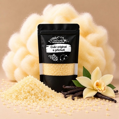 SnackAir Cukr Vanilka na cukrovou vatu a sladký popcorn 200 g