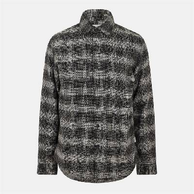 Риза Peter Werth Men's Long Sleeve Plain Shirt - Black/Grey