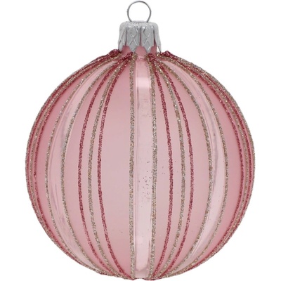 Ego Dekor Стъклени ръчно издухани коледни топки в комплект 3 бр. ø 8 cm - Ego Dekor (ZOZ-212022DB)