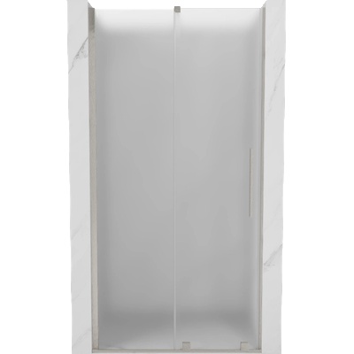 Mexen Velar плъзгащи се душ врати 110 см, матирано стъкло, четкан никел - 871-110-000-31-97 (871-110-000-31-97)