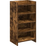 vidaXL Шкаф за обувки Опушен дъб 48 x 36 x 92 см Инженерна дървесина (8011343)
