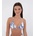 Hurley Gumtree Slide Triangle bikini top - White / Blue (Quiet Harbor)