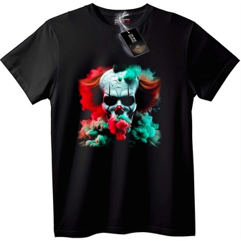 NOONEBRAND Тениска Череп Дим Изкуство - S, Black