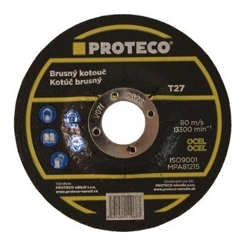 Proteco Kotouč brusný 125 x 6.4 x 22.2 mm 10.20-B-125-64