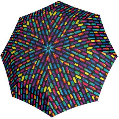 Knirps A.050 medium manual create black elegantný skladací dáždnik vícebarevný