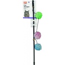 Karlie Škádlítko se třemi chlupatými míčky, rolničkou a catnipem 50cm