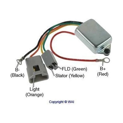 Regulátor napětí alternátoru Delco D7011