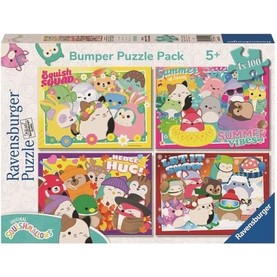 RAVENSBURGER Squishmallows 4x100 dílků