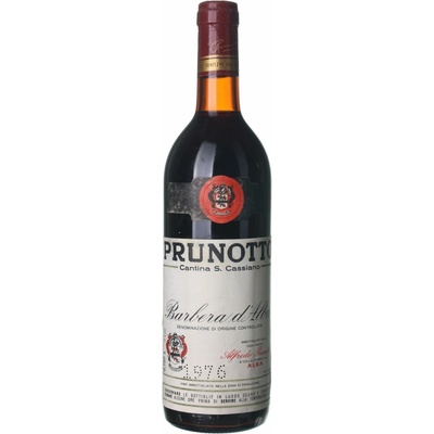 Prunotto Barbera d´Alba suché červené 1976 0,75 l (holá láhev)