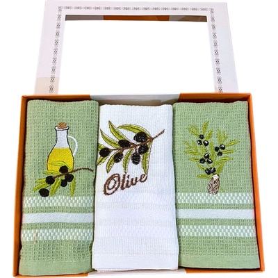TiaHome Olive 40 x 60 cm 3 ks