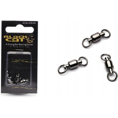 Black Cat Obratlík X-Strong Ball Bearing Swivel 125 kg 25 mm 3 ks