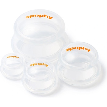 Spophy Cupping Set sada silikonových baněk 4 ks