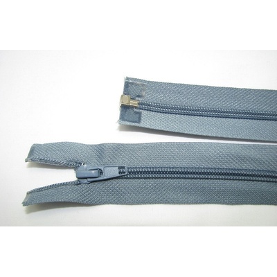 Zips špirála deliteľný 5mm - dĺžka 40cm,farba modrošedá