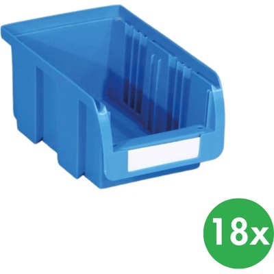 Allit Plastový box Compact 102 x 100 x 60 mm 18 ks modrý
