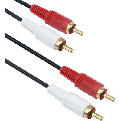 DeTech Аудио Кабел DeTech 2 чинча/RCA към 2 чинча/RCA 1.5м (18017)