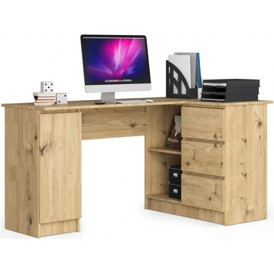 Ak Furniture B-20 rohový 155 cm pravý dub artisan