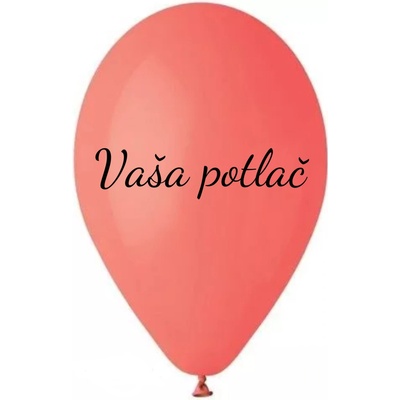 Svet balonku Balónik s textom Korálový 26 cm