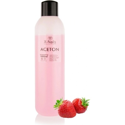 X Nails aceton remover JAHODA 1000 ml