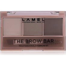 LAMEL BASIC The Brow Bar paleta pre líčenie obočia s kefkou 401 4,5 g