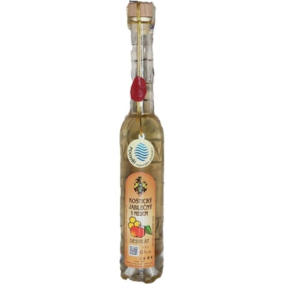 Karfíkův dvůr Karfíkův Jablečný destilát s medem 42% 0,5 l (holá láhev)