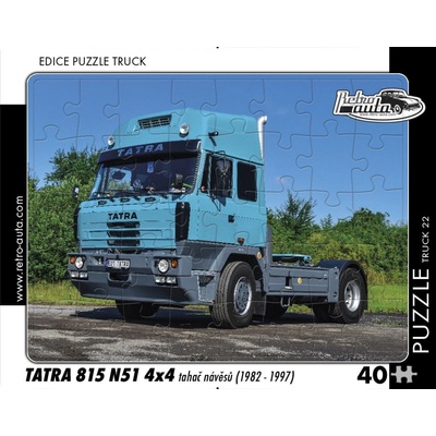 RETRO-AUTA TRUCK č.22 Tatra 815 N51 4x4 ťahač návesov 1982-1997 40 dielov