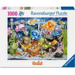 Ravensburger Пъзел Ravensburger от 1000 части - Гелини под водата (12001372)