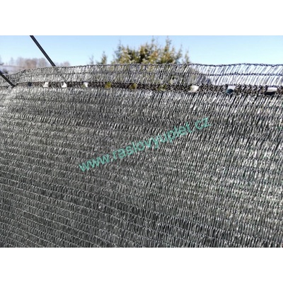 GTEX Stínící tkanina na plot rašlový úplet 90 %, 110 g/m², výška 125 cm, metráž, antracit