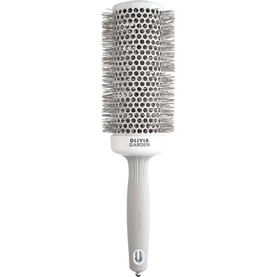 Olivia Garden Expert Blowout Speed Round Brush White & Grey 55 mm