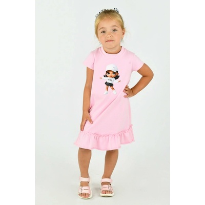 Dievčenské letné šaty Golfistka čierna