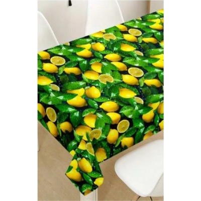 IMPOL TRADE Obrus PVC PR001 návin 20 m x 140 cm citróny so zelenými lístkami