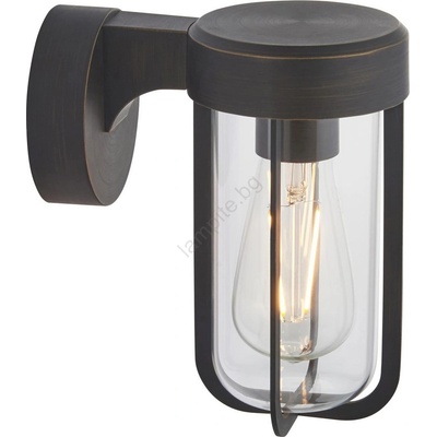 Endon Lighting 92857 - Стенно осветително тяло за баня 1xE27/6W/230V IP44, бронзово (EN0530)