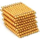 Montessori C155 9 zlatých perlových stovkových čtverců