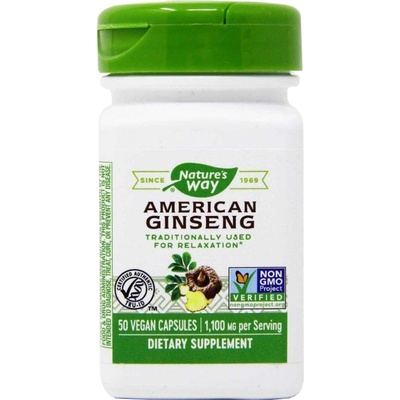 Nature's Way American Ginseng 550 mg [50 капсули]