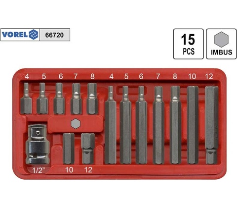 sada Bitů HEX 15 ks