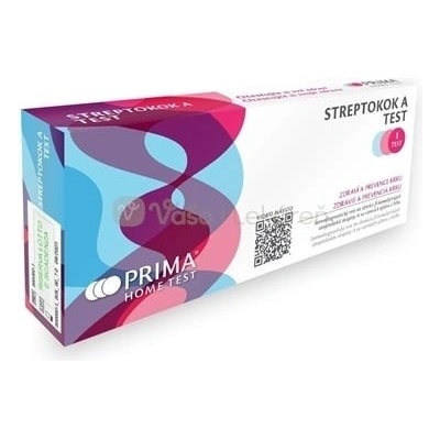 Prima Home test Streptokok A 1 ks