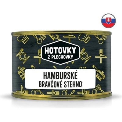 Hotovky z plechovky Hamburské bravčové stehno 400 g