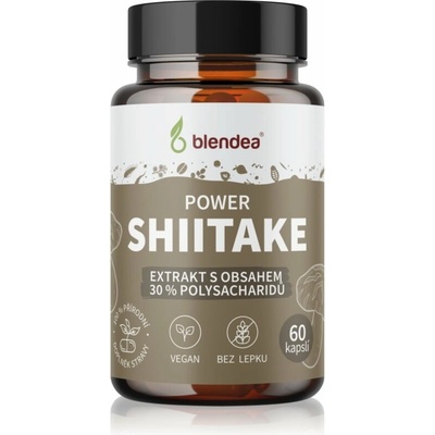 Blendea Power Shiitake kapsuly na udržanie normálnej hladiny cholesterolu 60 kapsúl