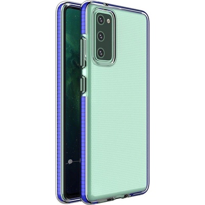 HQWear Калъф за телефон Spring Case clear TPU gel за Samsung Galaxy S21 5G, син (9111201923416)