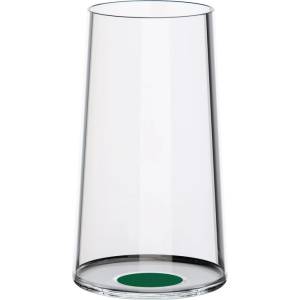 Trebonn Комплект 2 бр кристални чаши за шампанско Trebonn SplitGlass 2025133, 320 мл, Ø7.8x12.5 см, Модулна система, Зелен (SplitGass 2025133)