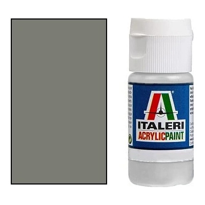 Italeri Farba Acrylic Metallic Flat Steel 20ml