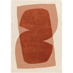 MADE Оранжев/бежов ръчно изработен вълнен килим 160x230 cm Kinney - MADE (MAKI160230RUST)