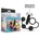 Blush Novelties Anal Adventures Platinum Anal Beads with Vibrating C-Ring Black