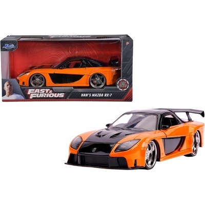 SIMBA JADA RYCHLE A ZBESILE SBĚRATELSKÉ AUTÍČKO MAZDA RX-7 1:24