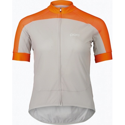 POC Essential Road Logo zink orange/granite grey Dámsky