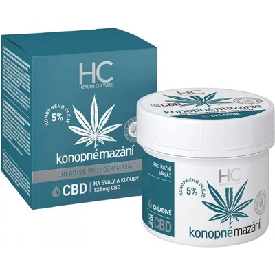 Health Culture Konopné mazanie chladivé s CBD krém 125 ml