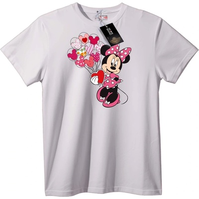 NOONEBRAND Тениска Minnie Mouse Сърце - XXS, Black