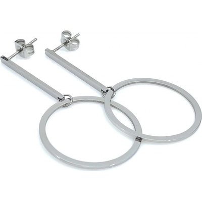 Jan Kos jewellery náušnice z oceli 12115057