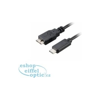 Akasa AK-CBUB29-10BK USB 3.1 C M - mikro B 10pin M, 1m