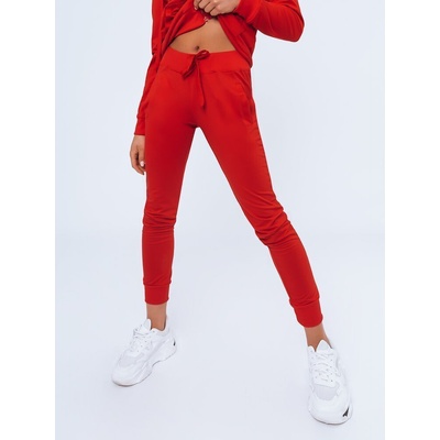 Dstreet dámské tepláky fitS UY0533 červené